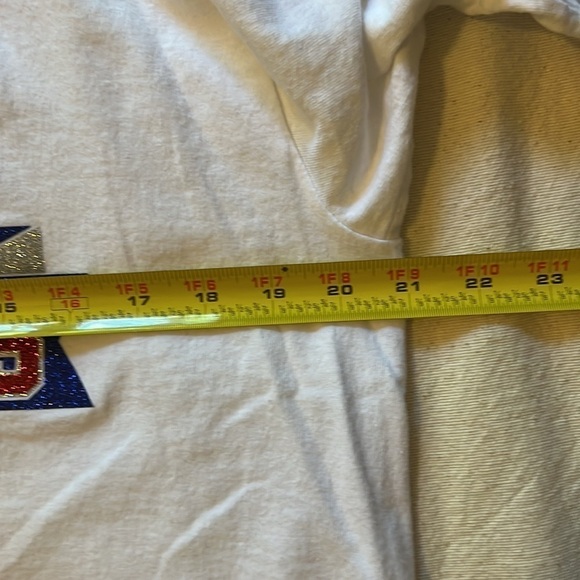 Golden Atlanta Braves World Series 2021 White Long Sleeve Tshirt Sparkle Size L - Picture 6 of 9